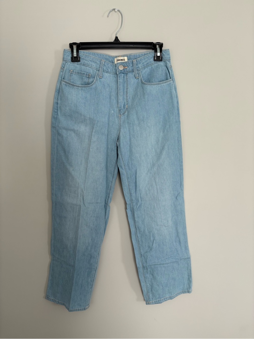 L'AGENCE Light Blue Wide-Leg Jeans - Picture 3 of 9